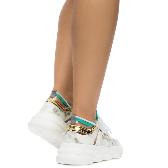 CAPE ROBBIN: Athena Sneakers, Athena/Marble. - Picture 4 of 16